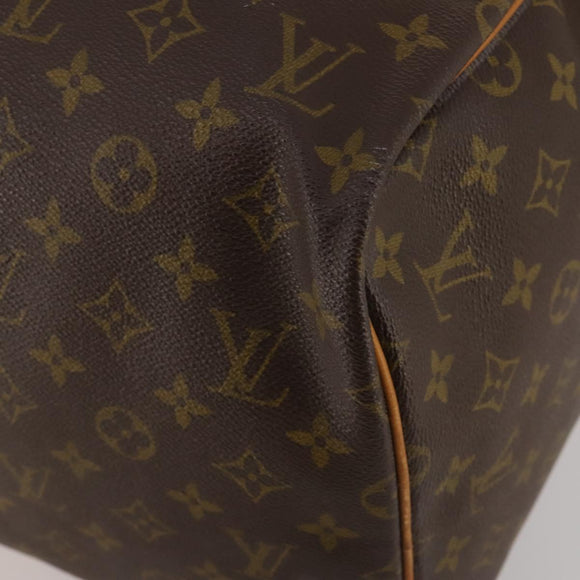 LOUIS VUITTON Monogram Sac Souple 55 Boston Bag M41622 LV Auth 186454