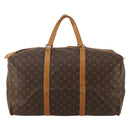 LOUIS VUITTON Monogram Sac Souple 55 Boston Bag M41622 LV Auth 186454-13