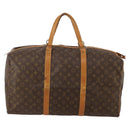 LOUIS VUITTON Monogram Sac Souple 55 Boston Bag M41622 LV Auth 186454-2