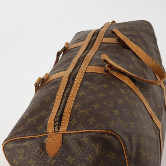 LOUIS VUITTON Monogram Sac Souple 55 Boston Bag M41622 LV Auth 186454