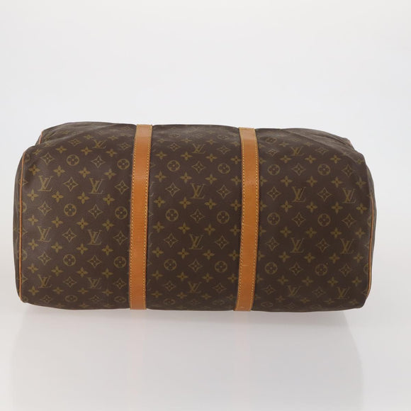 LOUIS VUITTON Monogram Sac Souple 55 Boston Bag M41622 LV Auth 186454