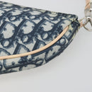 Christian Dior Trotter Canvas Saddle Accessory Pouch PVC Navy Auth 186458V-14