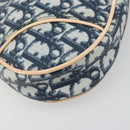 Christian Dior Trotter Canvas Saddle Accessory Pouch PVC Navy Auth 186458V-15