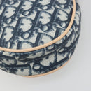 Christian Dior Trotter Canvas Saddle Accessory Pouch PVC Navy Auth 186458V-16