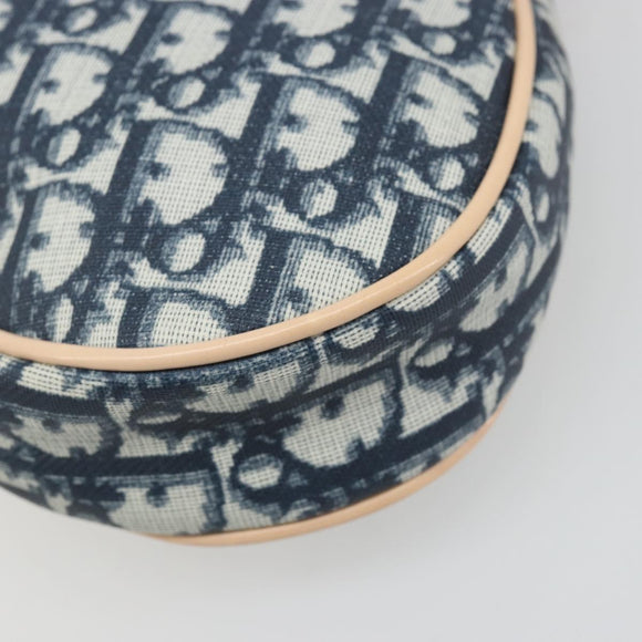 Christian Dior Trotter Canvas Saddle Accessory Pouch PVC Navy Auth 186458V