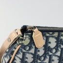 Christian Dior Trotter Canvas Saddle Accessory Pouch PVC Navy Auth 186458V-10