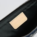 Christian Dior Trotter Canvas Saddle Accessory Pouch PVC Navy Auth 186458V-18