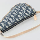 Christian Dior Trotter Canvas Saddle Accessory Pouch PVC Navy Auth 186458V-6