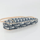 Christian Dior Trotter Canvas Saddle Accessory Pouch PVC Navy Auth 186458V-5
