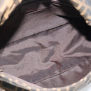 FENDI Zucca Canvas Mamma Baguette Shoulder Bag Black Silver Brown Auth 186462V-10
