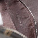 FENDI Zucca Canvas Mamma Baguette Shoulder Bag Black Brown Auth 186464-27