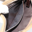 FENDI Mamma Baguette Shoulder Bag Corduroy Brown Silver Auth 186467V-25