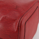 LOUIS VUITTON Epi Keepall 55 Boston Bag Red M42957 LV Auth 186468A-8