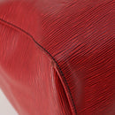 LOUIS VUITTON Epi Keepall 55 Boston Bag Red M42957 LV Auth 186468A-15