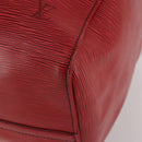 LOUIS VUITTON Epi Keepall 55 Boston Bag Red M42957 LV Auth 186468A-16