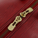 LOUIS VUITTON Epi Keepall 55 Boston Bag Red M42957 LV Auth 186468A-9