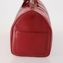 LOUIS VUITTON Epi Keepall 55 Boston Bag Red M42957 LV Auth 186468A-3