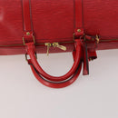 LOUIS VUITTON Epi Keepall 55 Boston Bag Red M42957 LV Auth 186468A-7