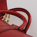 LOUIS VUITTON Epi Keepall 55 Boston Bag Red M42957 LV Auth 186468A-14