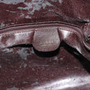 GUCCI Bamboo Shoulder Bag Leather 2way Brown Gold 001 2852 1577 Auth 186540-19
