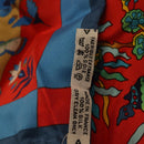 HERMES Carre 90 Scarf ""fantaisies indiennes"" Silk Red Auth 186543-14