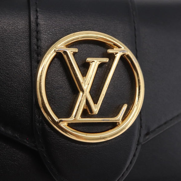 LOUIS VUITTON Portefeuille LV Pont Neuf Compact Leather M69175 Auth 186544M