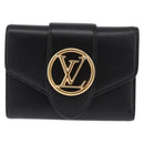 LOUIS VUITTON Portefeuille LV Pont Neuf Compact Leather M69175 Auth 186544M-13