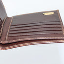 FENDI Zucca Canvas Bifold Wallet Black Brown Auth 186546-9