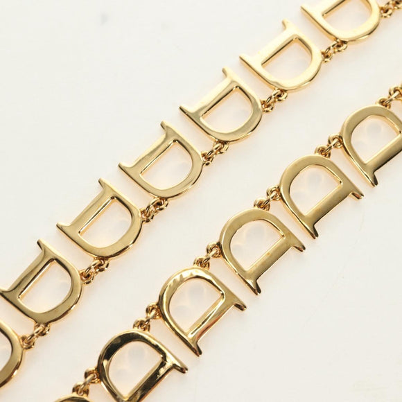 Christian Dior Necklace metal Gold Auth 186549M