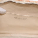 CHANEL Puzzle Hand Bag Leather Pink Silver CC Auth 186552-19