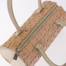CHANEL Puzzle Hand Bag Leather Pink Silver CC Auth 186552-6