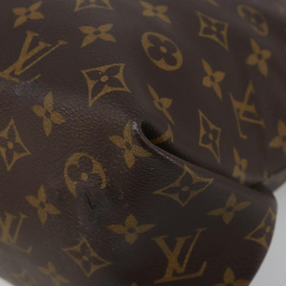 LOUIS VUITTON Monogram Flower Zipped Tote MM Tote Bag 2way M44360 Auth 186554A