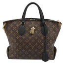 LOUIS VUITTON Monogram Flower Zipped Tote MM Tote Bag 2way M44360 Auth 186554A-13
