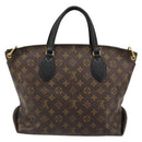 LOUIS VUITTON Monogram Flower Zipped Tote MM Tote Bag 2way M44360 Auth 186554A-2