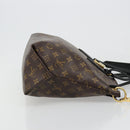 LOUIS VUITTON Monogram Flower Zipped Tote MM Tote Bag 2way M44360 Auth 186554A-3