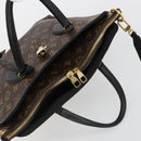 LOUIS VUITTON Monogram Flower Zipped Tote MM Tote Bag 2way M44360 Auth 186554A-7