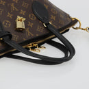 LOUIS VUITTON Monogram Flower Zipped Tote MM Tote Bag 2way M44360 Auth 186554A-8