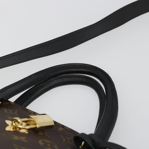 LOUIS VUITTON Monogram Flower Zipped Tote MM Tote Bag 2way M44360 Auth 186554A