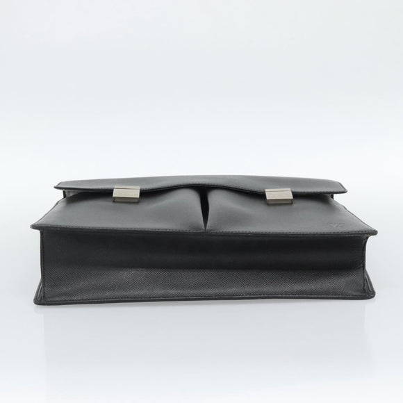 LOUIS VUITTON Taiga Serviette Kazan Business Bag Ardoise M30802 LV Auth 186558