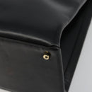 GUCCI Tote Bag Leather Black Gold 002 2046 0332 Auth 186559-15