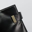 GUCCI Tote Bag Leather Black Gold 002 2046 0332 Auth 186559-10
