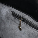 GUCCI Tote Bag Leather Black Gold 002 2046 0332 Auth 186559-20