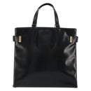 GUCCI Tote Bag Leather Black Gold 002 2046 0332 Auth 186559-13