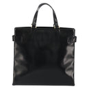 GUCCI Tote Bag Leather Black Gold 002 2046 0332 Auth 186559-2