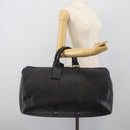 LOUIS VUITTON Epi Keepall 50 Boston Bag Black M42962 LV Auth 186562-20