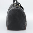 LOUIS VUITTON Epi Keepall 50 Boston Bag Black M42962 LV Auth 186562-3