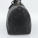 LOUIS VUITTON Epi Keepall 50 Boston Bag Black M42962 LV Auth 186562-4