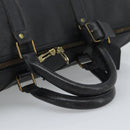 LOUIS VUITTON Epi Keepall 50 Boston Bag Black M42962 LV Auth 186562-7