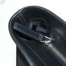 GUCCI Web Sherry Line Tote Bag Canvas Black Silver 631245 Auth 186564V-18
