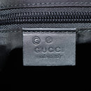 GUCCI Web Sherry Line Tote Bag Canvas Black Silver 631245 Auth 186564V-19